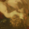 Thumbnail and detail of Adonis Mort, c. 1620 by Laurent de La Hyre (1606-1656). Photograph of Adonis Mort by Gautier Poupeau, 2011. Shows: Head and nude upper torso of muscular young man.